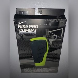 Nike Pro Combat Hyperstrong Compression Shin Sleeve: Hyperstrong Series XL